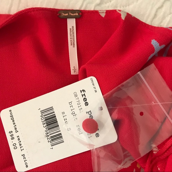 NWT Free People Time on My Side Wrap Dress M - Picture 8 of 8